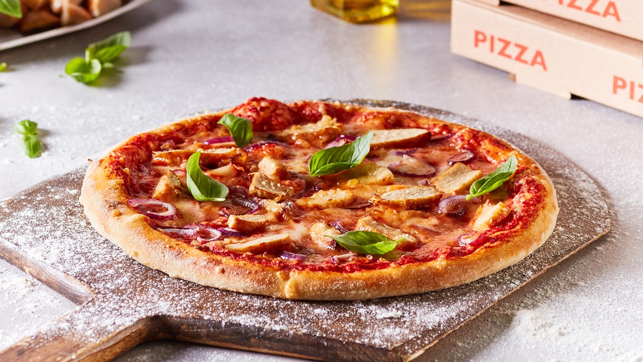 NoChicken Filet Slices Pizza NoChicken Filet Slices Pizza