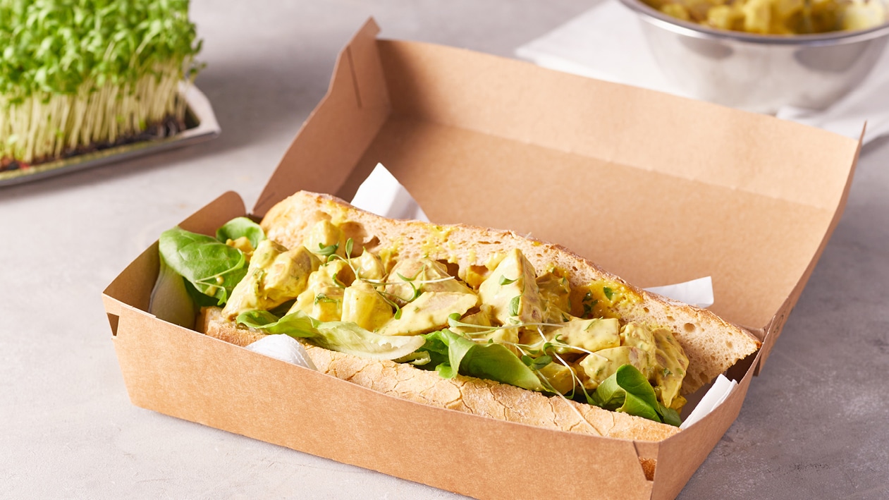 Veganes Curry Sandwich Veganes Curry Sandwich