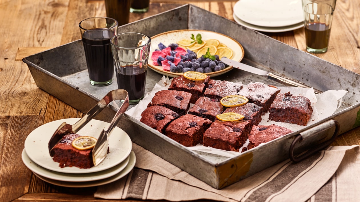 Randen-Heidelbeer-Brownie –  