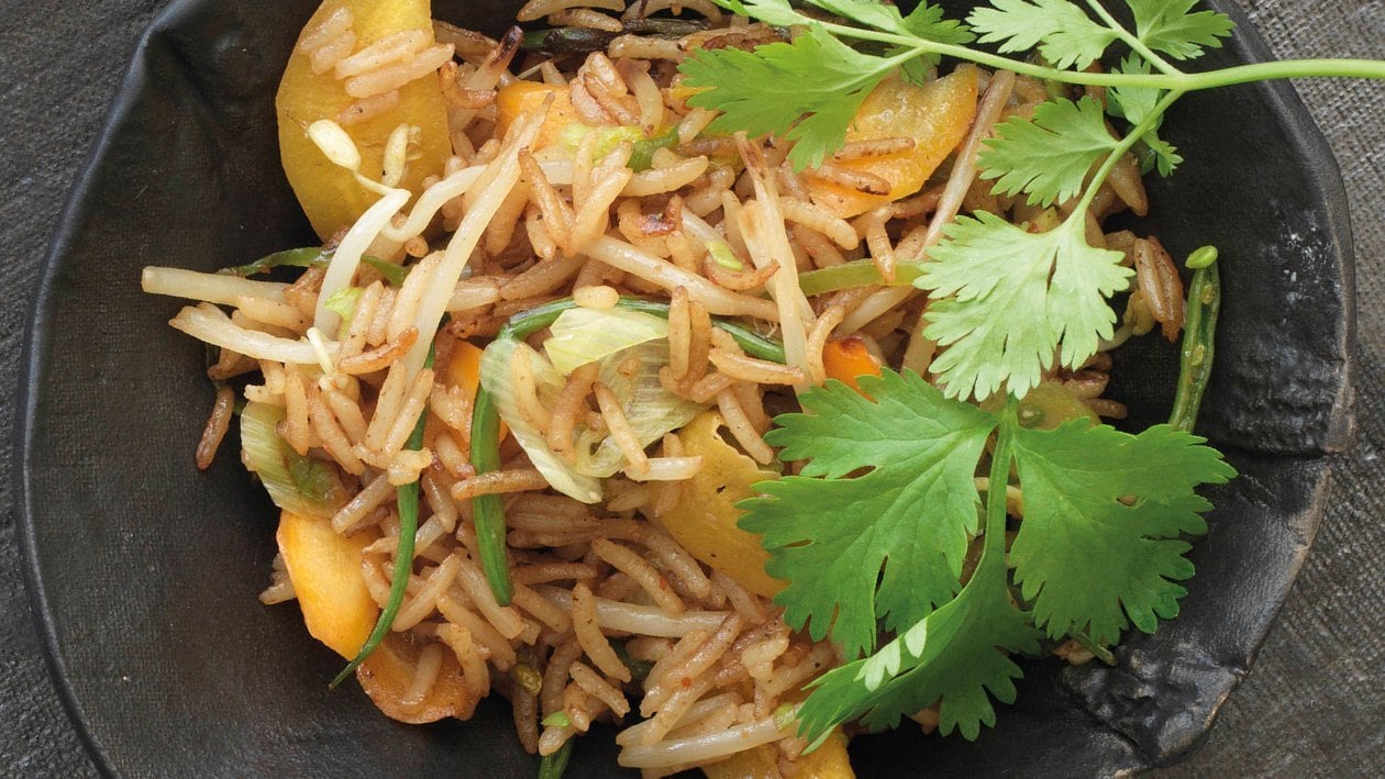 Riz sauté aux légumes