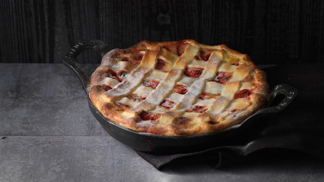 Gâteau fraise-rhubarbe –  