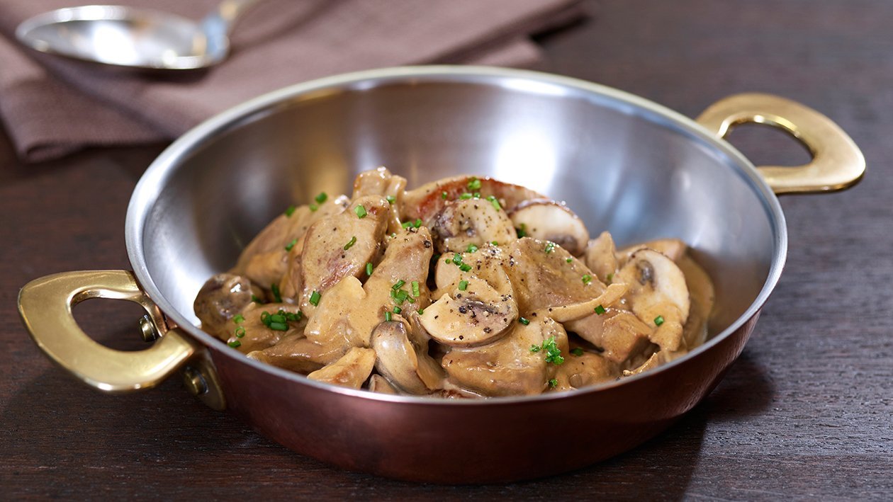 Emincé de veau zurichoise –  