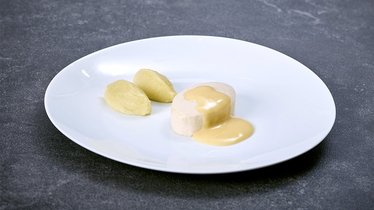 Suprême de poulet "met en purée" Suprême de poulet "met en purée"