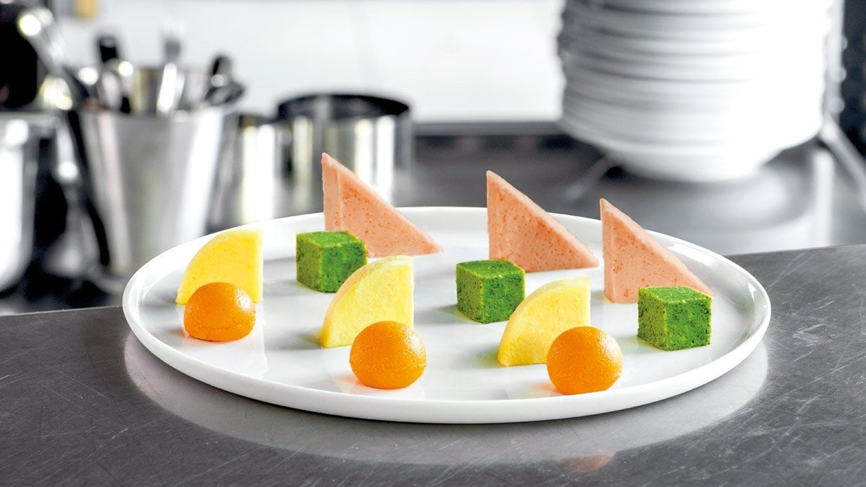 Carottes en purée "amuse-bouche"