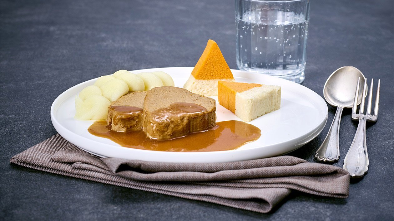 Boeuf braisé en purée Boeuf braisé en purée