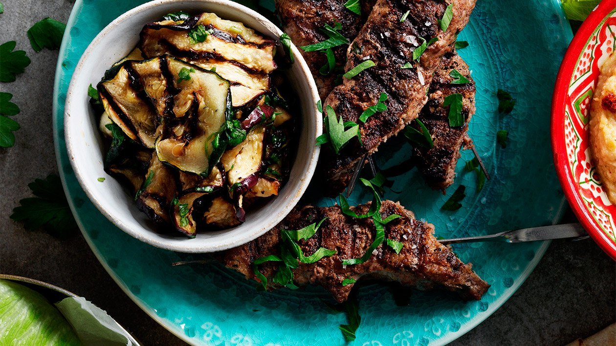 Brochettes d'agneau libanaise Brochettes d'agneau libanaise