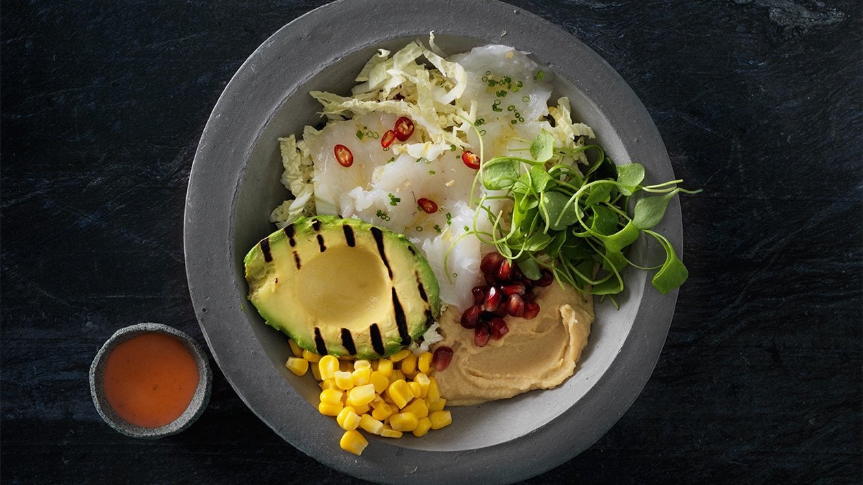 Buddha bowl mit Zander Ceviche Buddha bowl mit Zander Ceviche