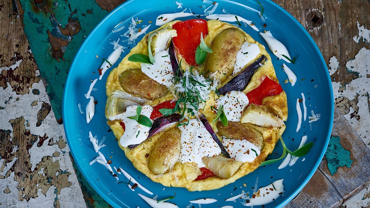 Artischocken-Kartoffel Tortilla Artischocken-Kartoffel Tortilla