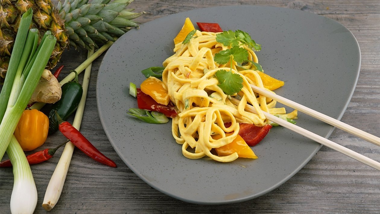 Spicy Cream-Curry Nudelsalat Spicy Cream-Curry Nudelsalat