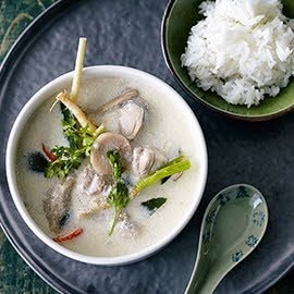 "Tom Kha Gai" - Thailändisches Kokos-Poulet