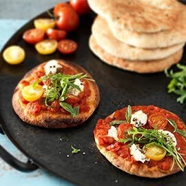 Galettes de pizza du gril