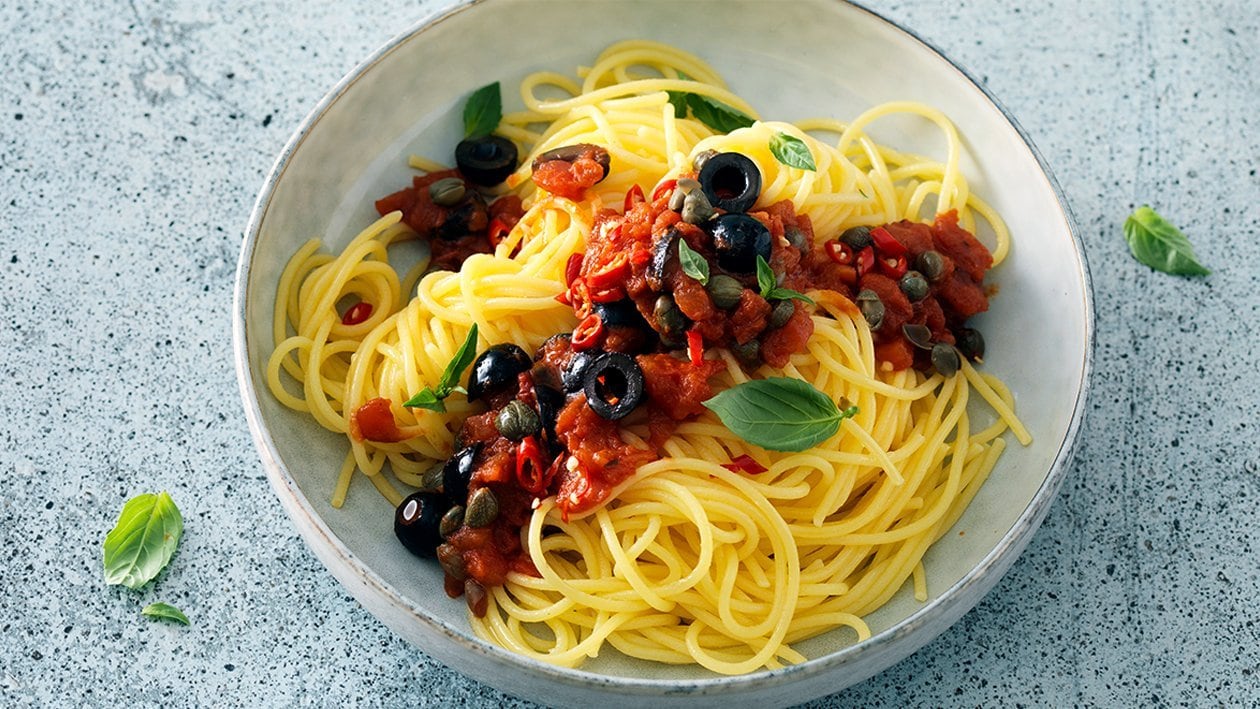 Spaghetti alla puttanesca –  