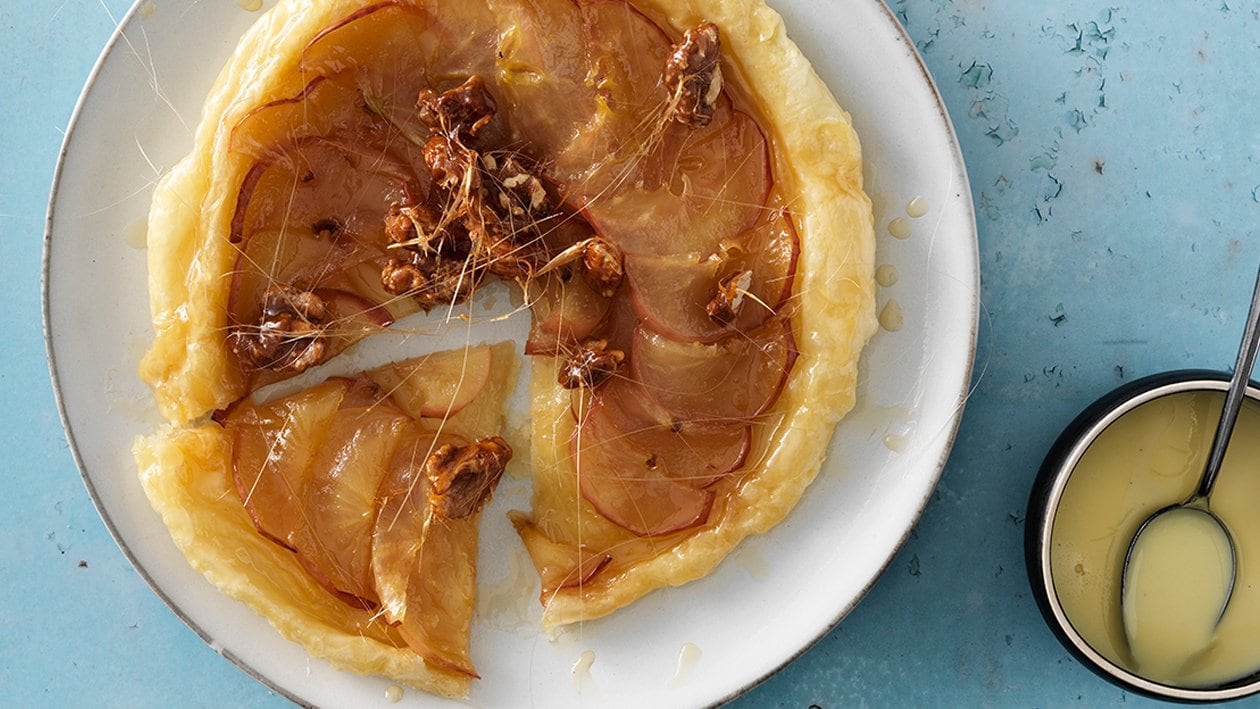 Tarte Tatin mit Vanillesauce Tarte Tatin mit Vanillesauce
