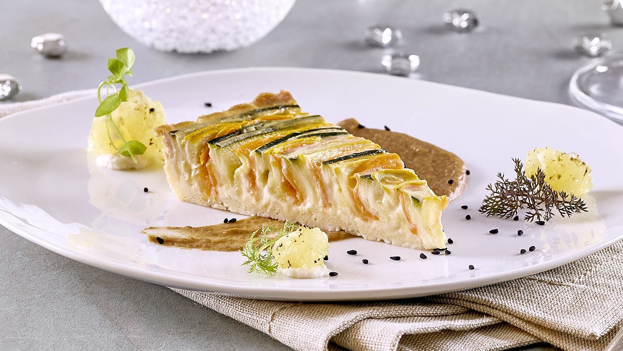 Gemüse Pie mit Linsensauce Gemüse Pie mit Linsensauce
