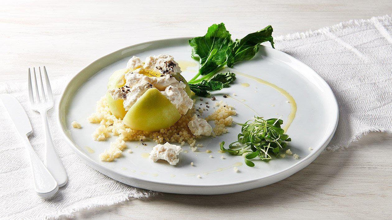 Chou-rave farci au couscous Chou-rave farci au couscous