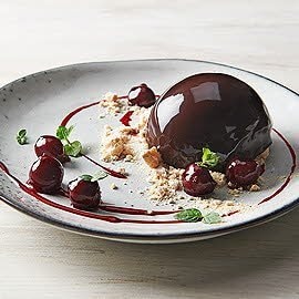 Tourte au chocolat et griottes