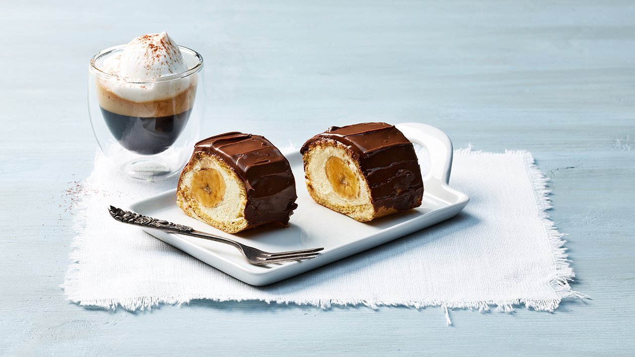 Roulade à la banane Roulade à la banane