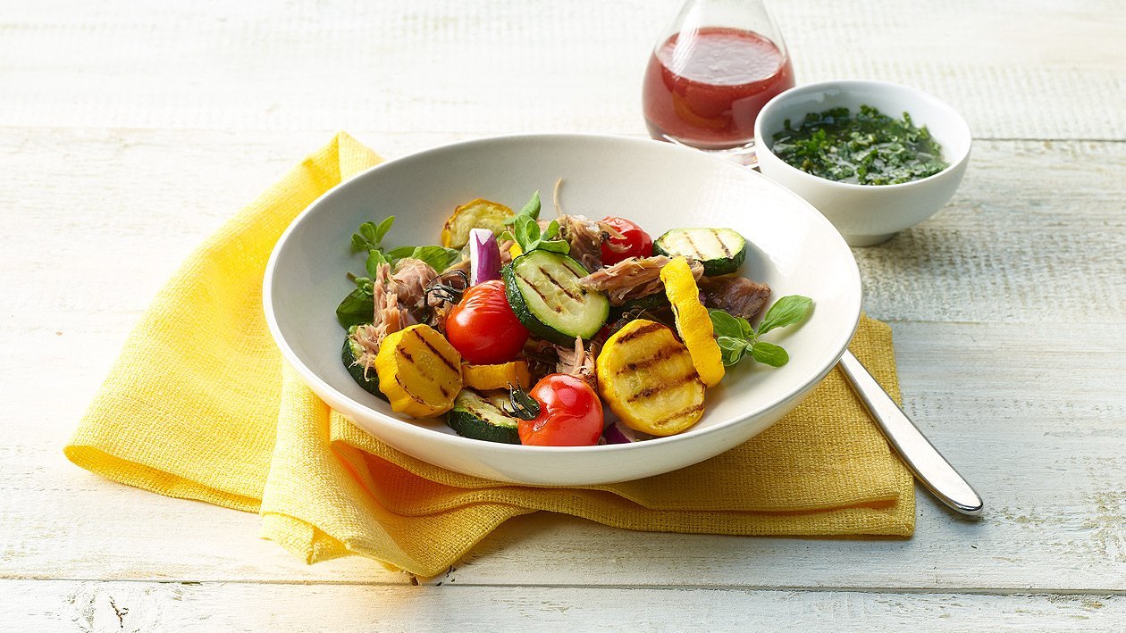 Lammschulter mit Grillgemüse Lammschulter mit Grillgemüse