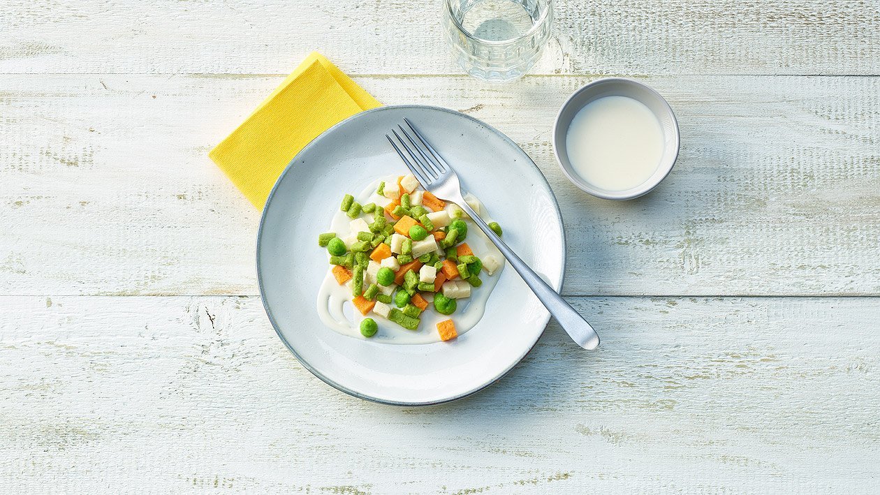 Salade russe en purée