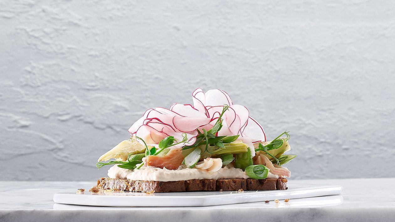 Sandwich à la truite fumée Sandwich à la truite fumée