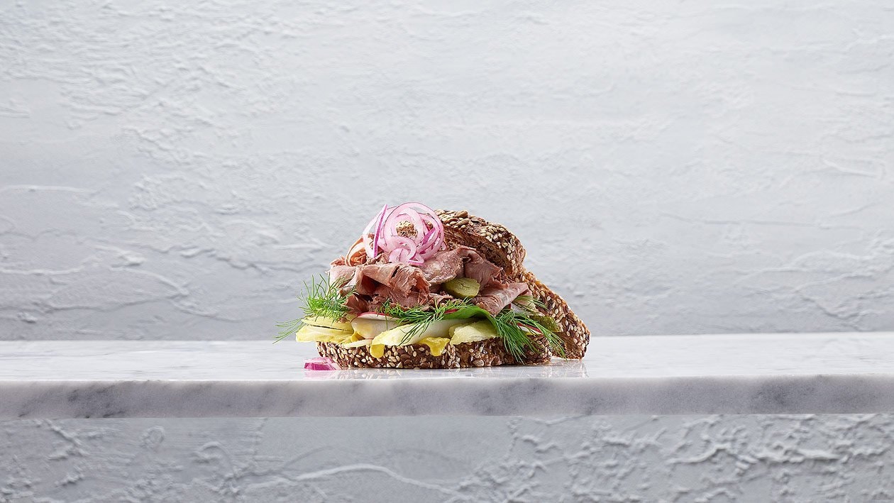 Siedfleisch Sandwich Siedfleisch Sandwich