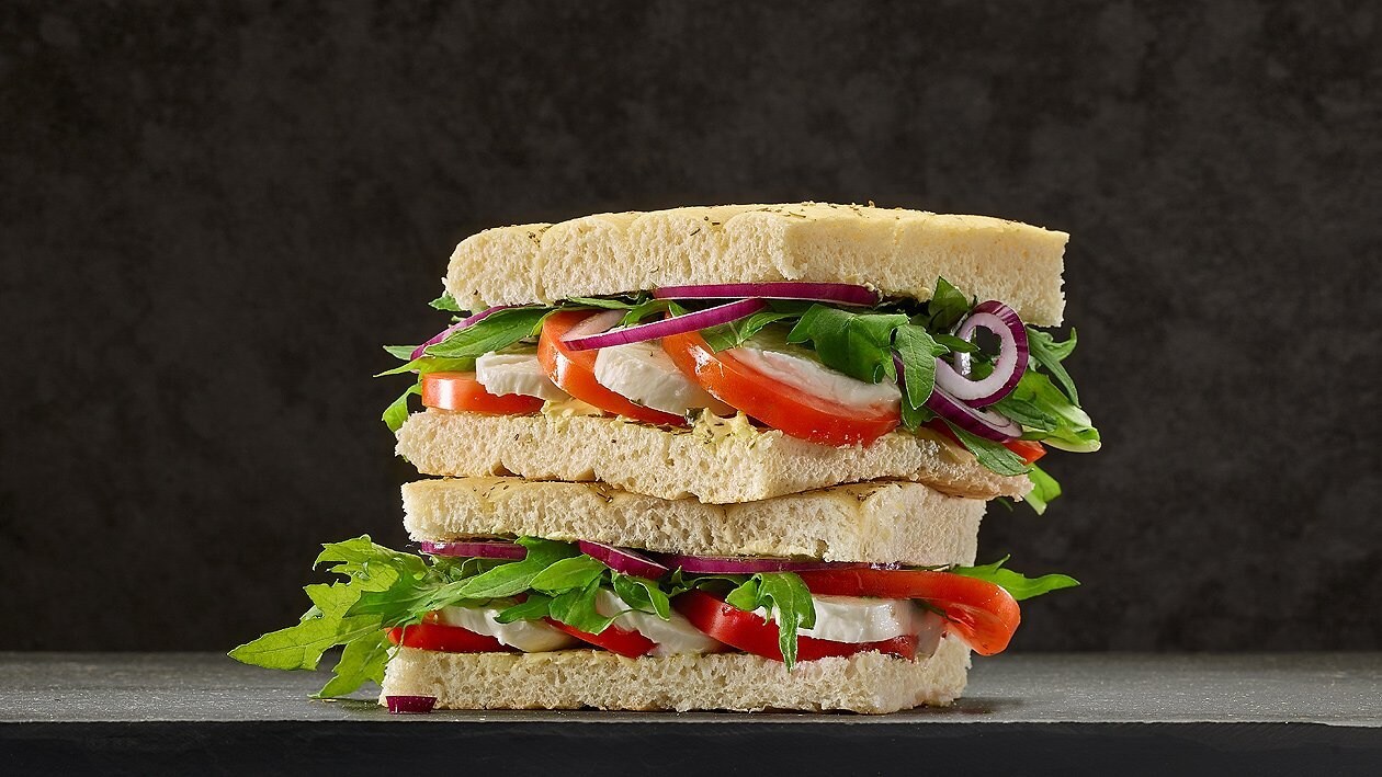 Tomaten Mozzarella Sandwich Tomaten Mozzarella Sandwich
