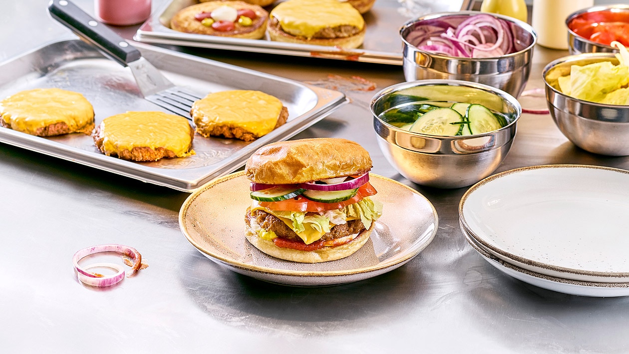 Burger classique végétarien Burger classique végétarien