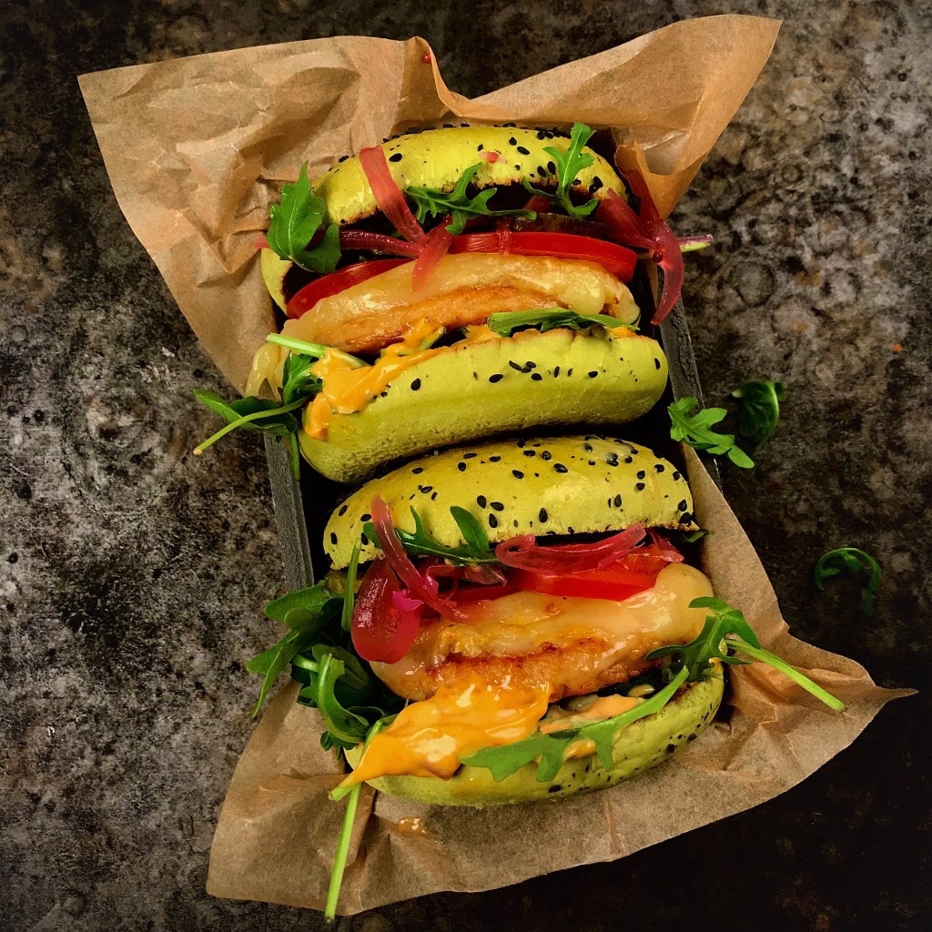 Burger des Alpes au fromage et sauce harissa