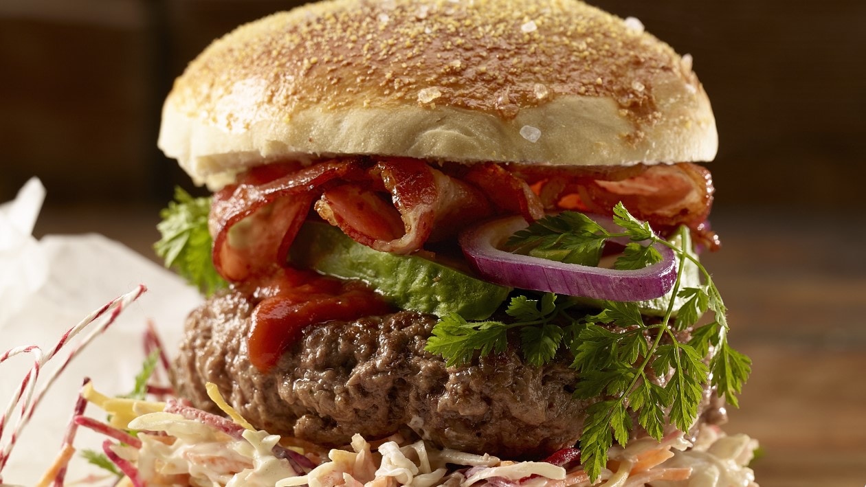 Hamburger New Yorker Style Hamburger New Yorker Style