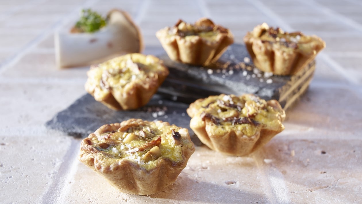 Tartelette de risotto aux champignons –  