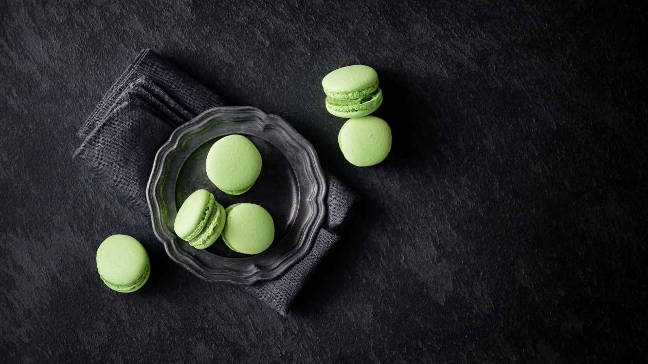 Macarons farci au thé vert matcha Macarons farci au thé vert matcha