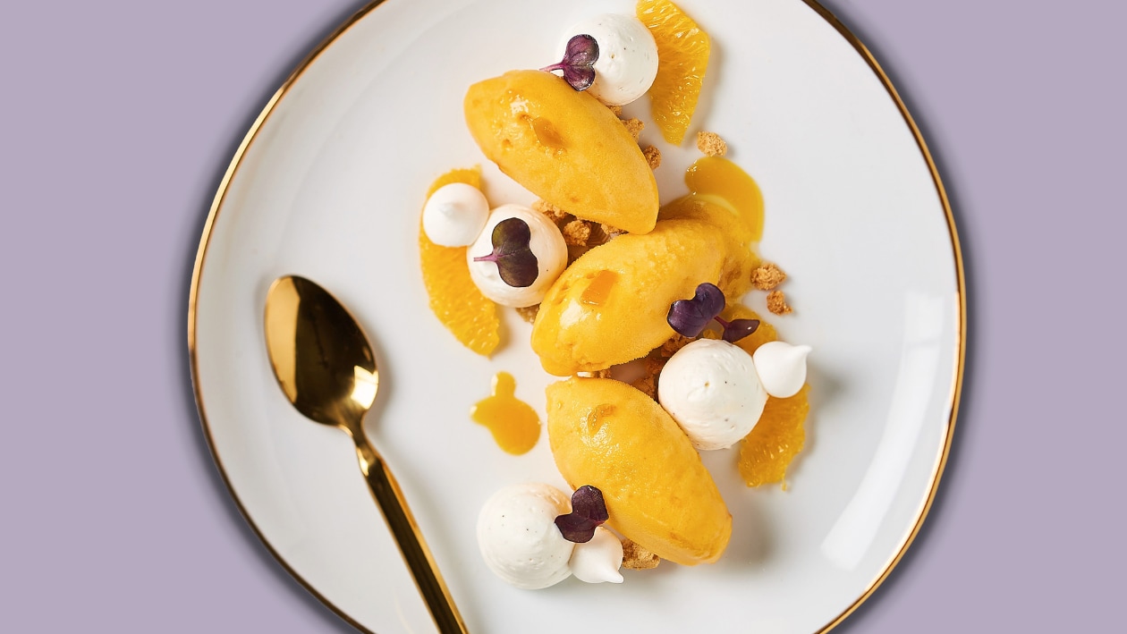 Joyful mit Mango Sorbet Joyful mit Mango Sorbet