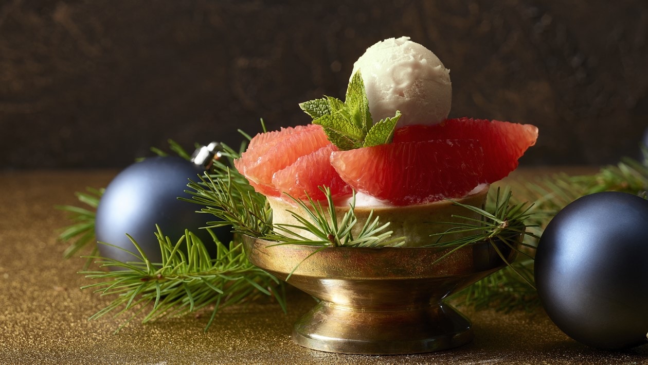 Schokoladen-Tartelettes mit Grapefruits