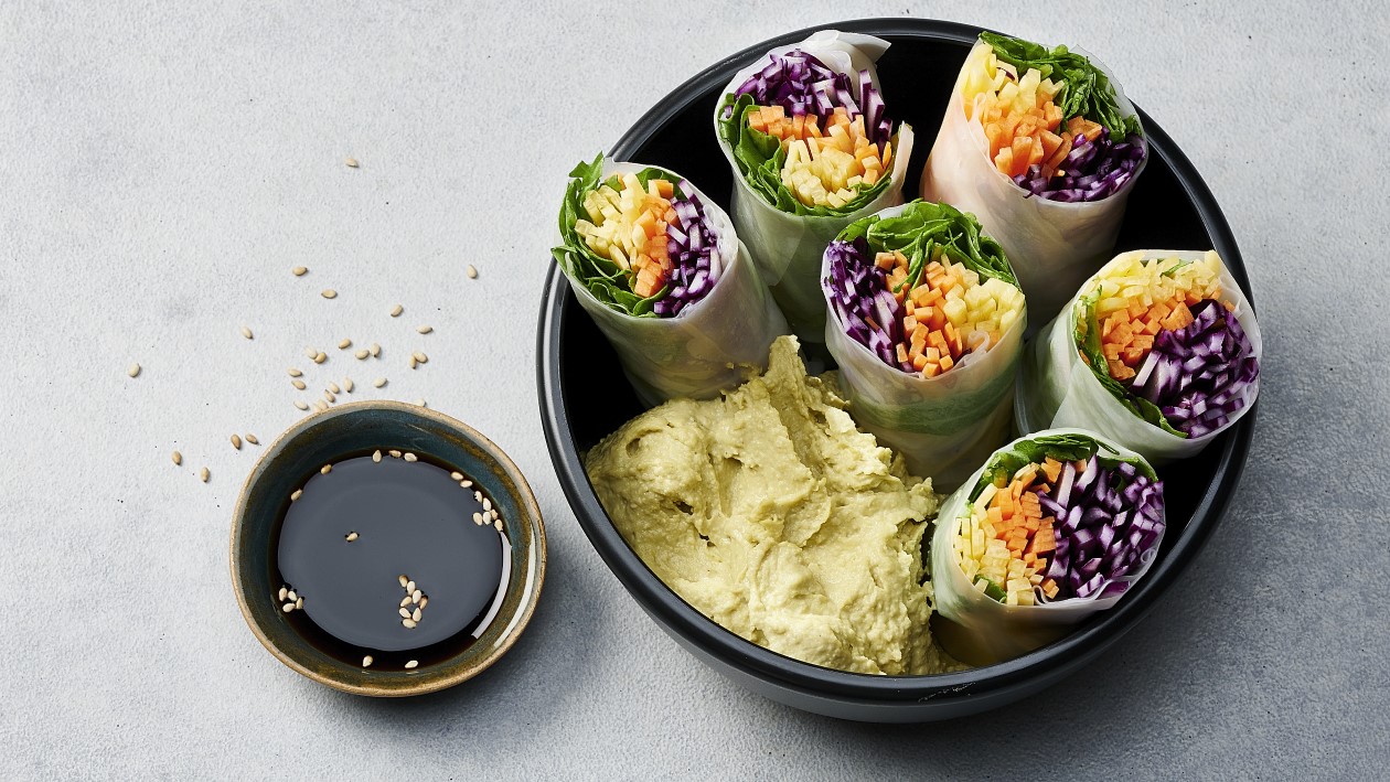 Sommerrolls mit Gemüse to go Sommerrolls mit Gemüse to go
