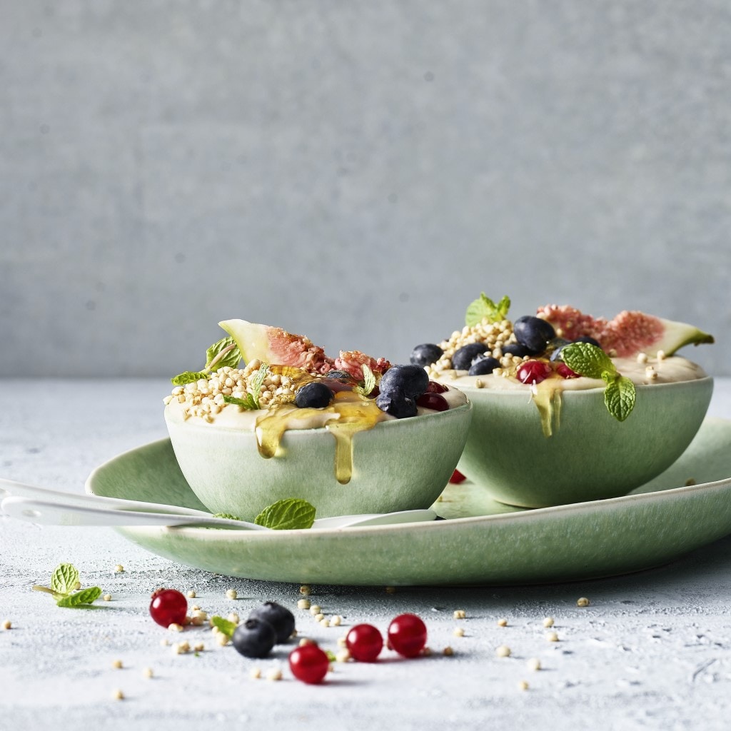 Müesli-granola aux canneberges et divers flocons et graines