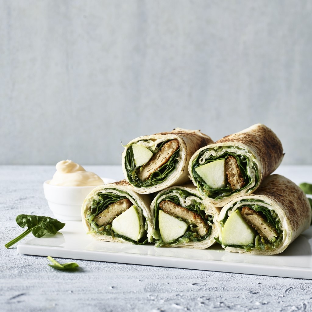 Wrap aux épinards et No Schnitzel
