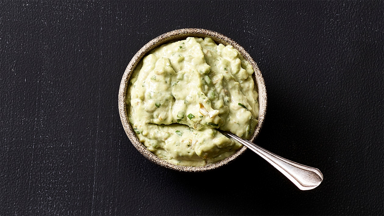 Mayonnaise à l'avocat et jalapenos Mayonnaise à l'avocat et jalapenos