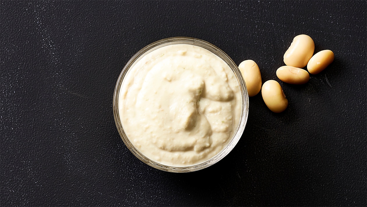 Hummus-Mayonnaise, vegan Hummus-Mayonnaise, vegan