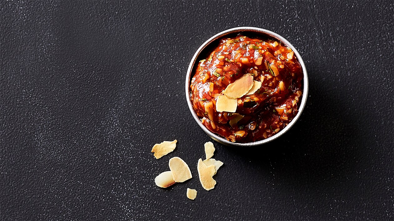Ketchup coriandre-amandes Ketchup coriandre-amandes