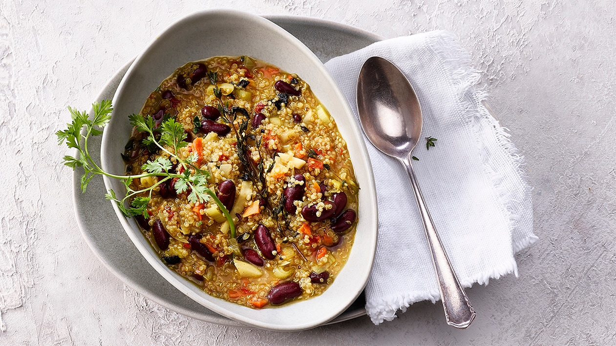 Quinoa-one-Pot mit Bohnen