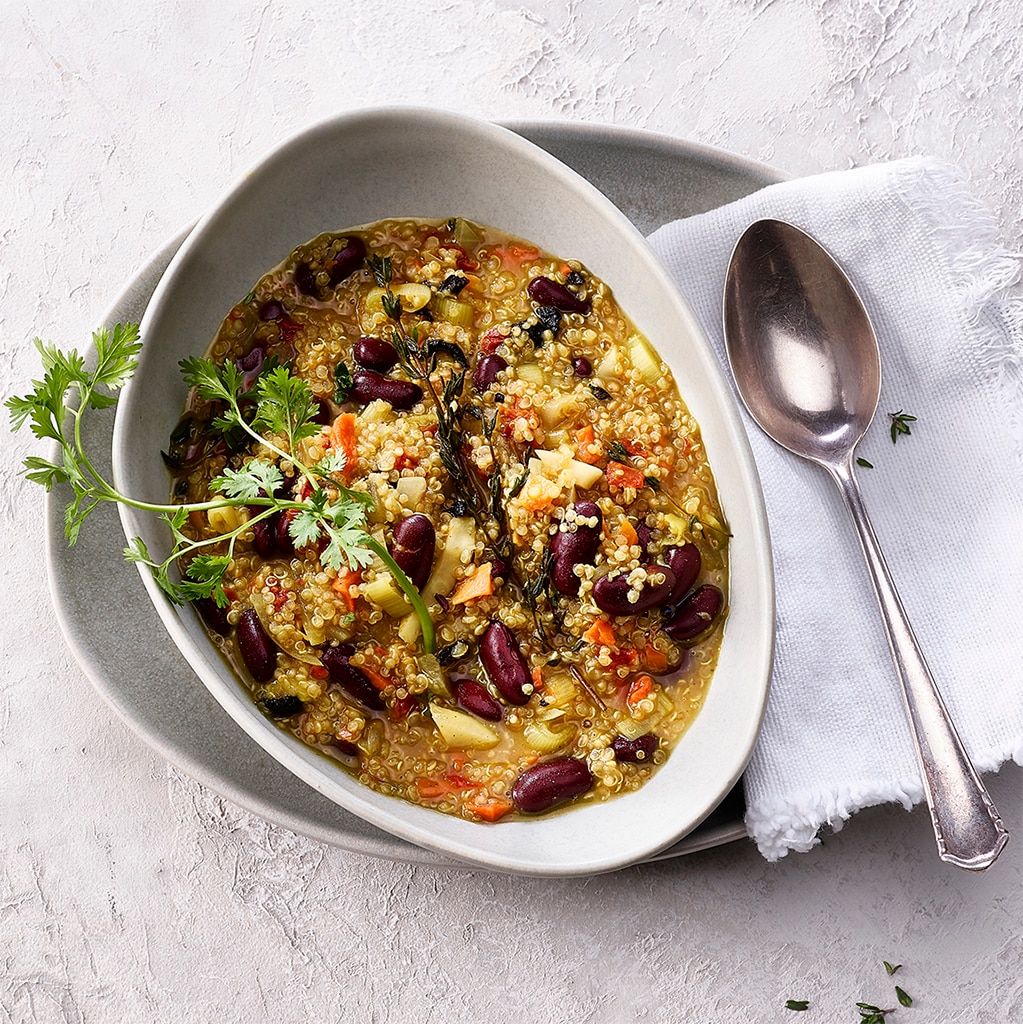 Quinoa-one-Pot mit Bohnen