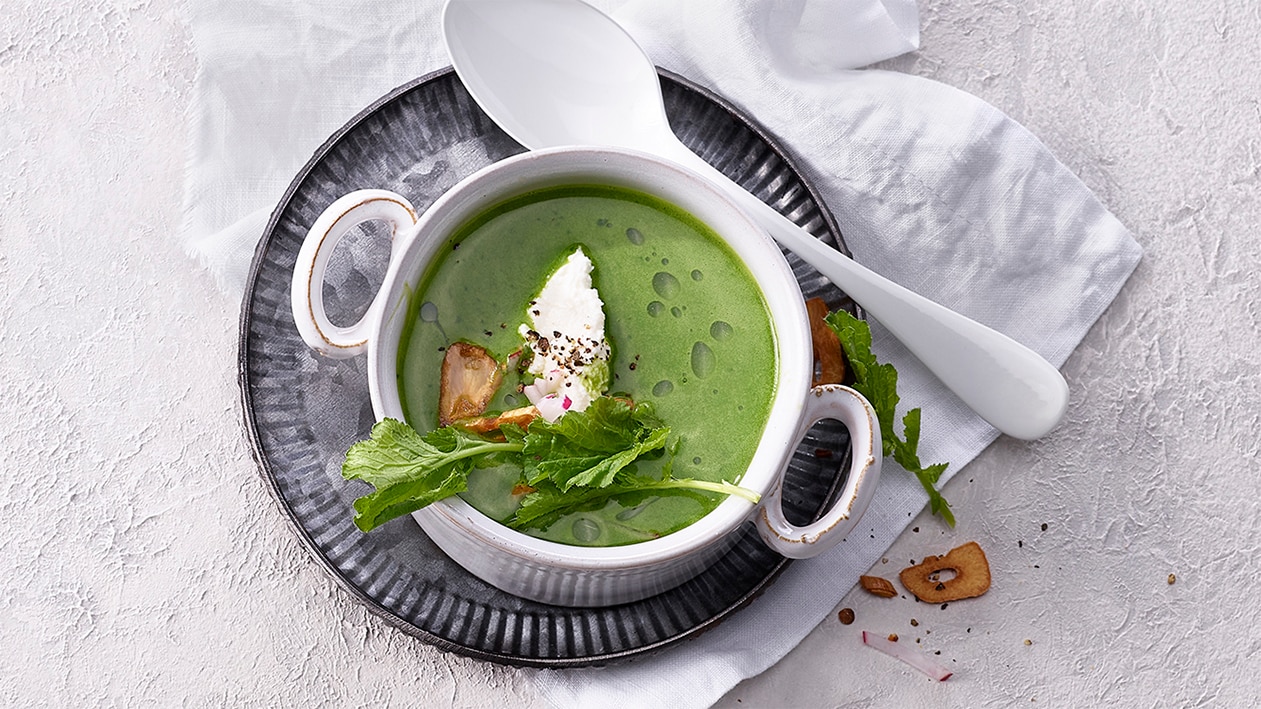 Radieschenblatt - Suppe Radieschenblatt - Suppe