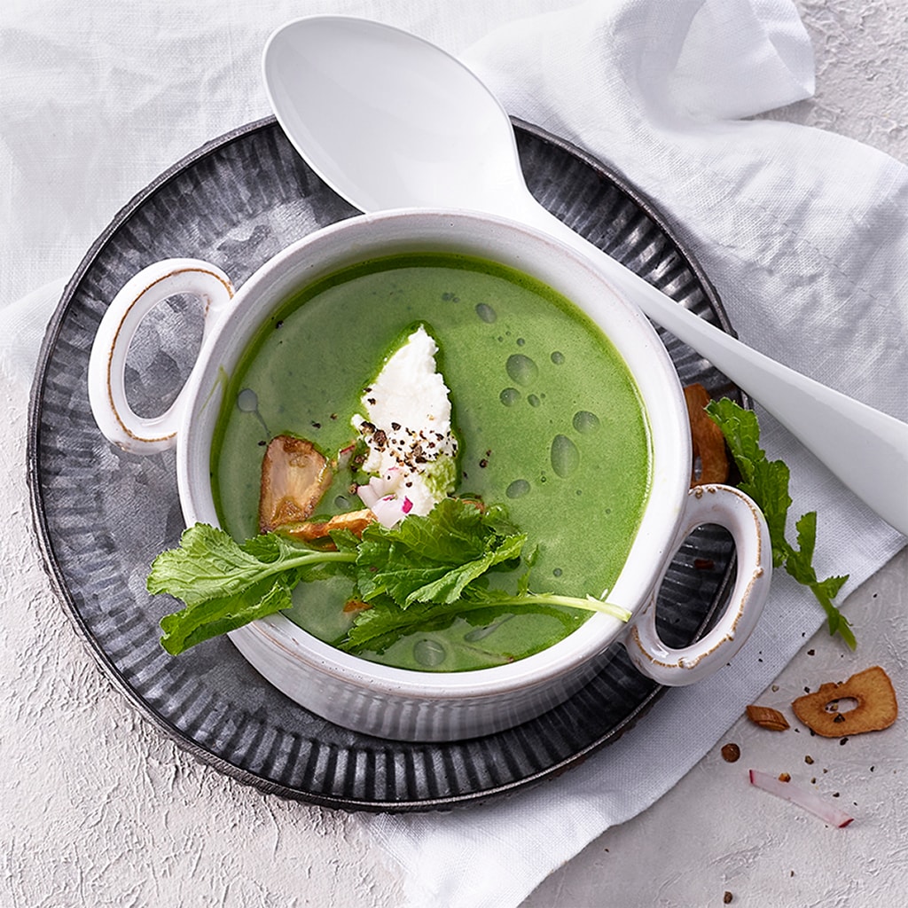 Radieschenblatt - Suppe