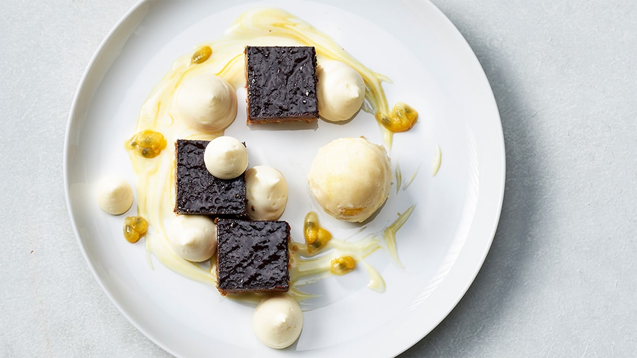 Schoko-Miso-Karamell Schnitte Schoko-Miso-Karamell Schnitte