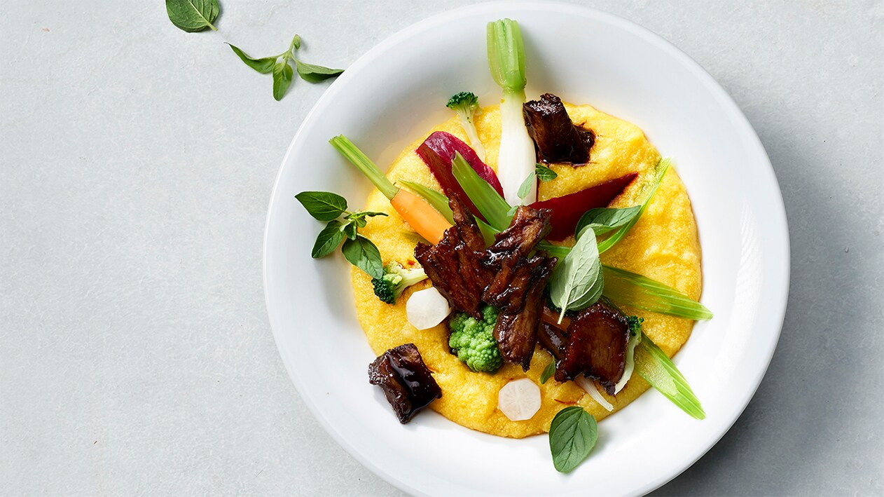 Pot-au-feu à la polenta