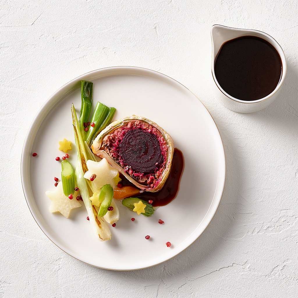 Randen-Wellington mit Wintergemüse