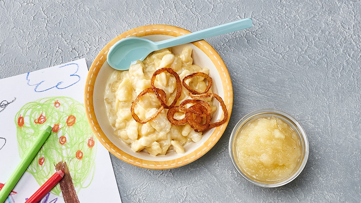 Käse-Spätzli für unterwegs Käse-Spätzli für unterwegs