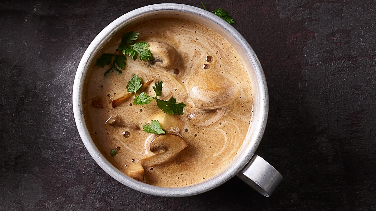 Sauce à la crème de champignons –  
