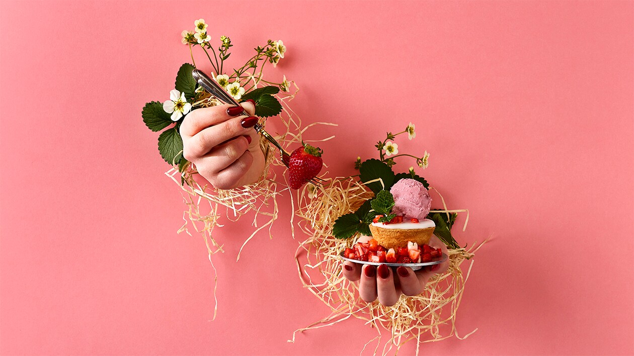 Variation à la fraise –  