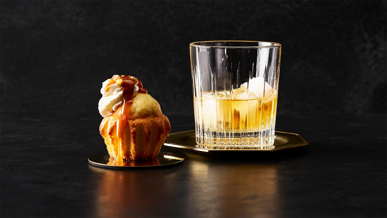 Caramelmuffin mit Whisky